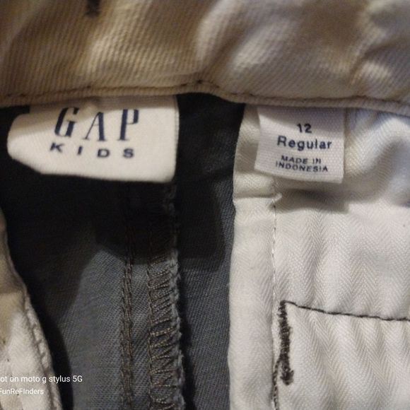 GAP kids Boys Gray Slacks Size 12 with adjustable waist Casual Dress Pants - Picture 3 of 6